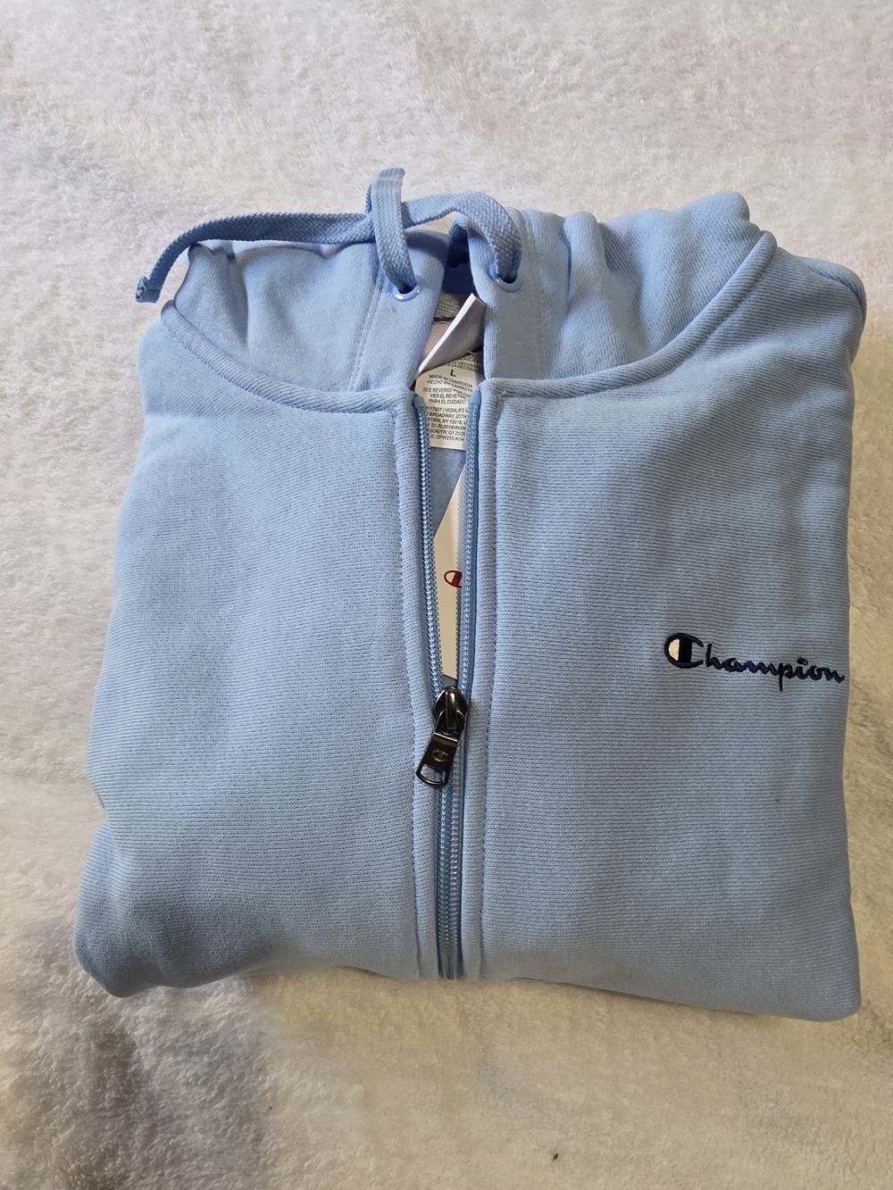 New Champion Women's Zip Sweatshirt Hoodie Size Large